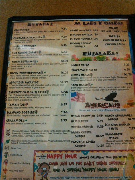 mega burrito menu|El Zarape Restaurant, Yuba City .